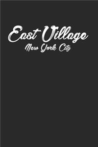 East Village NYC 120 Page Lined Journal
