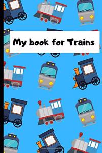 My book for Trains