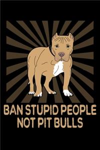 Ban Stupid People Not Pit Bulls