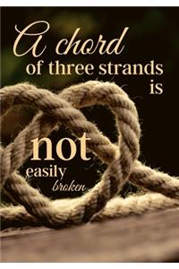 A Chord of Three Strands Is Not Easily Broken