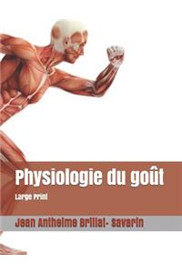 Physiologie du goût