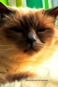 Sacred Birman Cat Notebook