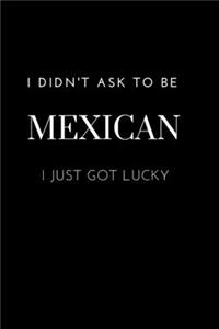 I Didn't Ask to be Mexican I Just Got Lucky