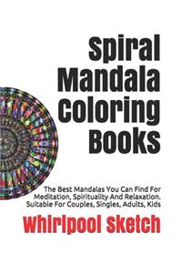 Spiral Mandala Coloring Books