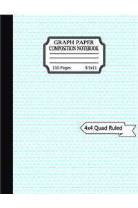 Graph paper composition notebook