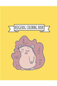 Hedgehog Coloring Book