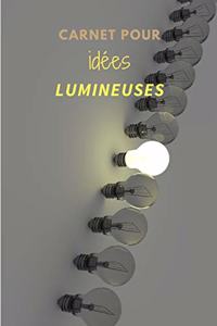 Carnet pour idées lumineuses