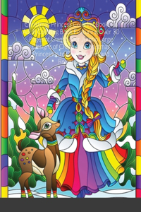 Christmas Princess Coloring Book