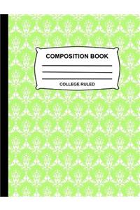 College Ruled Composition Book