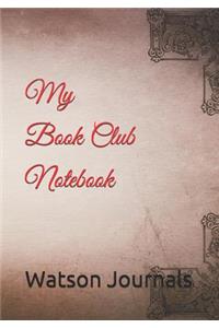 My Book Club Notebook