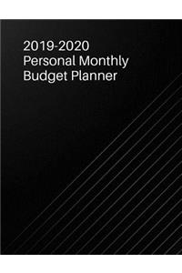 2019-2020 Personal Monthly Budget Planner