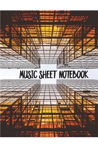 Music Sheets Notebook