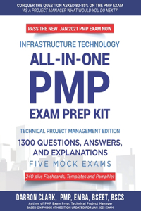 All-In-One PMP(R) EXAM PREP Kit,1300 Question, Answers, and Explanations, 240 Plus Flashcards, Templates and Pamphlet Updated for Jan 2021 Exam