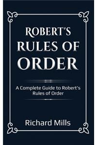 Robert's Rules of Order