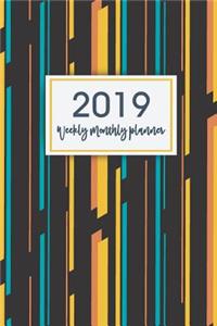 2019 Weekly Monthly Planner: 52 Weeks Calendar Schedule Organizer Appointment Journal Notebook for to Do List 12 Months (January 2019 - December 2019) at a Glance Daily Planner