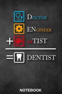Dental Dentist Notebook Journal: The Perfect Gift Journal Notebook for Dentist, Dentists, Dental Assistant, Dental Technician, Surgeon, Orthodontist, Whether Privately or in Your Practice, This Notebookis for All Your Notes (6x9, 110 Sites, Softcov