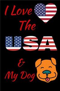I Love The USA And My Dog