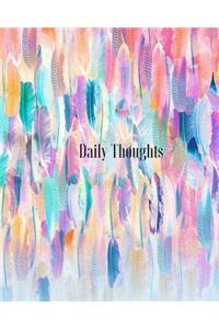 Daily Thoughts - Water Color Feathers