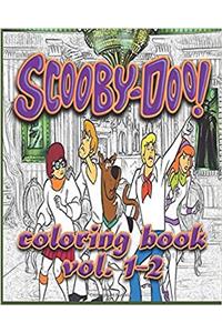Scoobydoo Coloring Books : Coloring Books vol. 1-2: stress Relieving coloring book