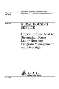 Rural housing service