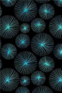 Journal Notebook Watercolor Dandelion Puff Balls Pattern 2