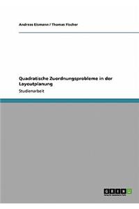 Quadratische Zuordnungsprobleme in der Layoutplanung