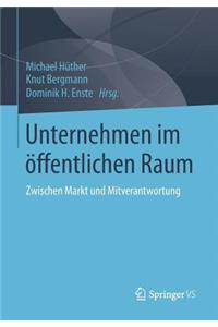 Unternehmen im öffentlichen Raum