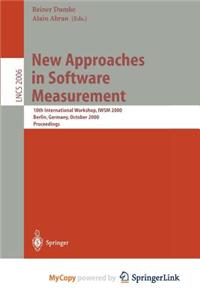 New Approaches in Software Measurement
