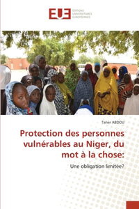 Protection des personnes vulnérables au Niger, du mot à la chose