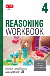 MTG Olympiad Reasoning Workbook Class 4 - Enhances Lateral Thinking & Analytical Skills, Reasoning Workbook For SOF Olympiad & Talent Search Exam