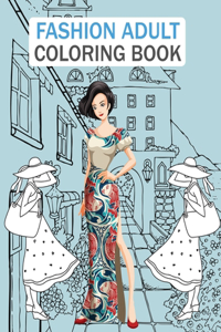 Fashion Adult Coloring Book