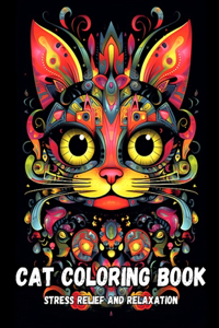 Cat Coloring Book For Adults