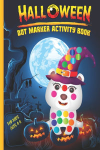 Halloween Dot Marker Activity Book for Kids
