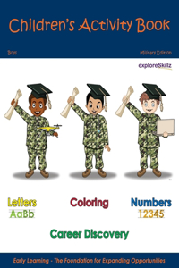 Children's Activity Book - Military Edition Boys