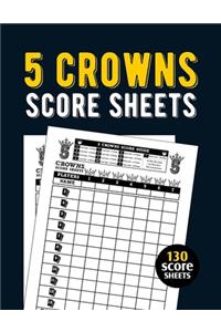 5 Crowns Score Sheets