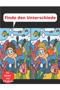 Finde den Unterschiede Für Kinder von 3-9 Jahren
