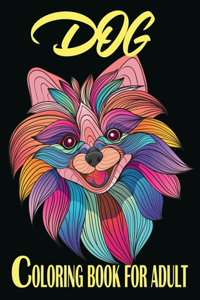 Dog Coloring Book For Adult