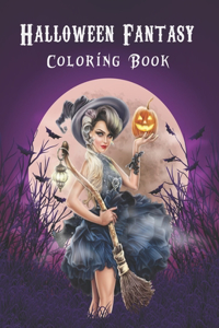 Halloween Fantasy Coloring Book