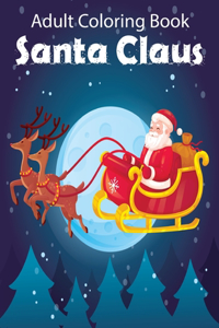 Adult Coloring Book Santa Claus