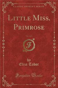 Little Miss. Primrose, Vol. 3 of 3 (Classic Reprint)