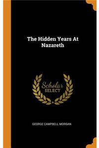 Hidden Years At Nazareth