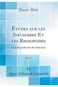 Ã?tudes Sur Les Infusoires Et Les Rhizopodes, Vol. 3: de la Reproduction Des Infusoires (Classic Reprint)