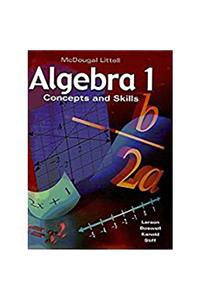McDougal Concepts & Skills Algebra 1: Practice Workbook Student Bundle of 5 Algebra 1