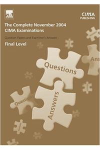 Cima November 2004 Q & As: The Complete Set - Final Level