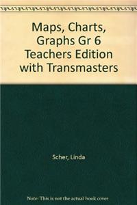 Maps, Charts and Graphs, Level F, Transparencies with Teacher Guide