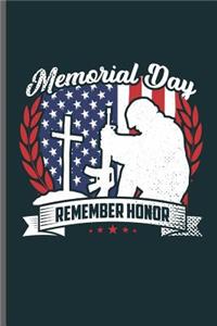 Memorial day Remember Honor