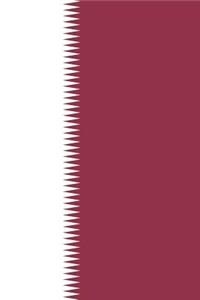 Qatar Flag Notebook - Qatari Flag Book - Qatar Travel Journal