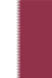 Qatar Flag Notebook - Qatari Flag Book - Qatar Travel Journal