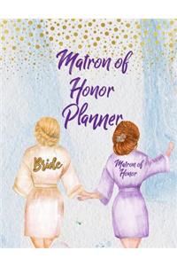 Matron of Honor Planner