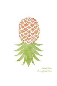 Upside Down Pineapple Notebook